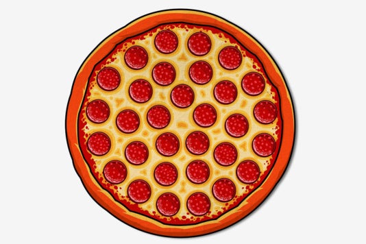 BigMouth Inc. Gigantic Pizza Beach Blanket.